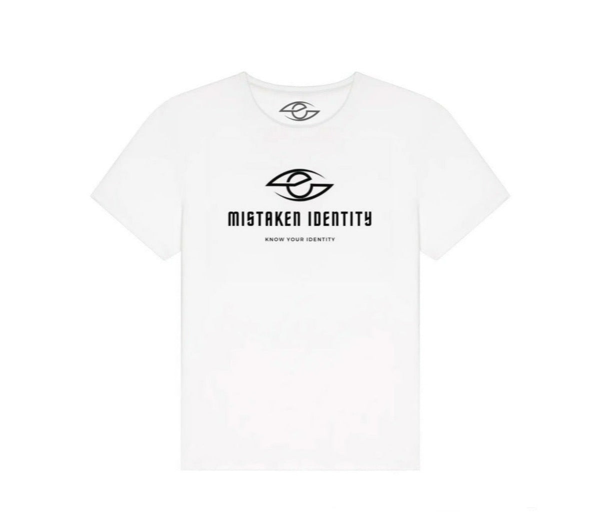 Unisex Original White Mistaken Identity T-shirt